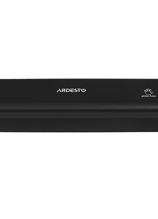 Вакууматор ardesto для пакетів та рулонів, 110вт, 28см, електронне, + 1 рулон, пластик, чорний