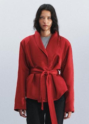 Куртка zw collection с поясом