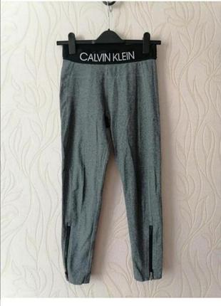 Лосины 44-46р, змейка на ноге calvin klein
