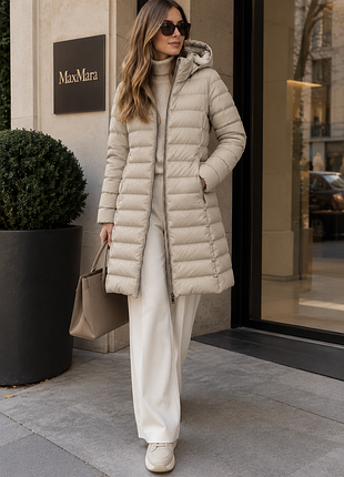 Брендовый пуховик max mara 2