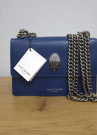 Нова шкіряна сумка кроссбоді kurt geiger london shoreditch small з бірками