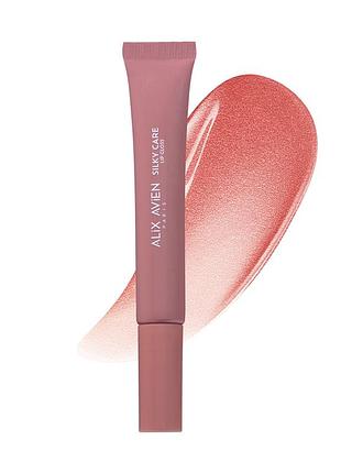 Глянцевый блеск для губ с м' аппликатором alix avien 306 glitters in pink, 12 мл
