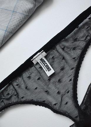 Тонкие трусики стринги moschino 5