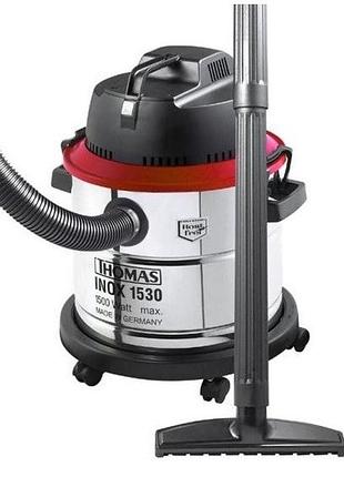 Пылесос thomas моющий inox 1530 pro, 1500вт, вода -30л, aquafilter, синий