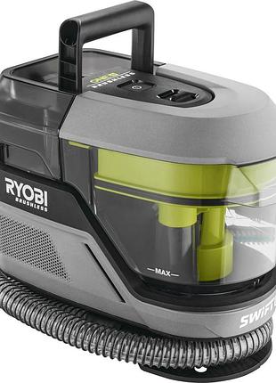 Пылесос аккумуляторный моющий ryobi one+ rdc18bl-0 18в 73вт контейнер для воды чистая/грязная 1/0.6л 4.2кг без акб и зу