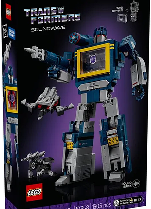 Конструктор lego icons transformers: саундвейв