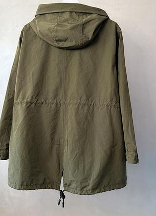 Жіноча парка кольору хакі, xl 4