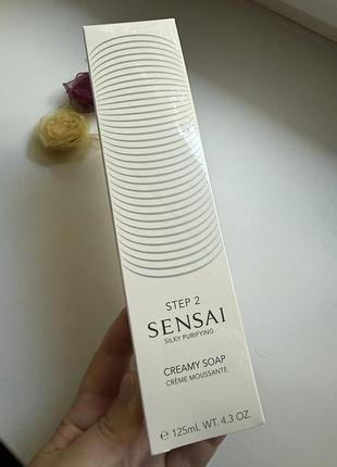 Крем-мило sensai silky purifying creamy soap