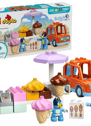 Конструктор lego duplo bluey путешествие с мороженым из блуи
