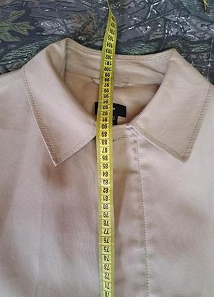 Плащ чоловічий h&m бежевий 7