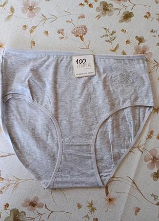 Трусики жіночі hnna сірі 4xl