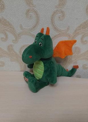 Мягкая плюшевая игрушка дракон дракончик дракоша kinder