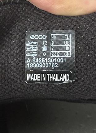 Шкіряні кросівки ecco gore tex 8