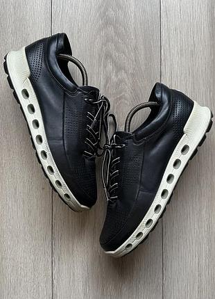Шкіряні кросівки ecco gore tex