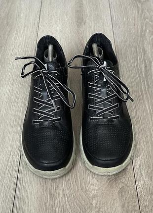 Шкіряні кросівки ecco gore tex 3
