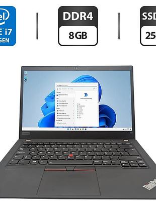 Ультрабук lenovo thinkpad t14 gen 1 / 14" (1920x1080) ips / intel core i7-10510u (4 (8) ядра по 1.8 - 4.9 ghz) / 8 gb ddr4 / 256