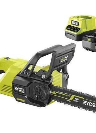 Пила цепная аккумуляторная ryobi one+ hp ry18csx30a-150 18b 1х5ач зп шина 30см бесщеточная 13.2м/с 3.2кг