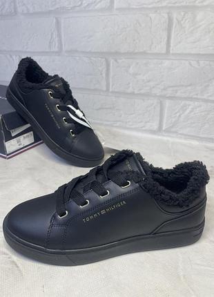 Шкіряні, жіночі кеди *tommy hilfiger*