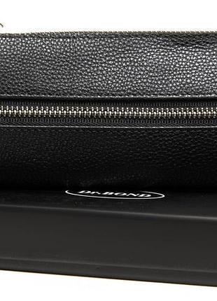 Кожаная ключница dr.bond m3048 black натуральная кожа