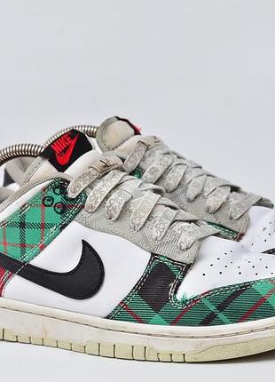 Nike dunk low se'tartan plaid' 41р кроссовки кроссовки