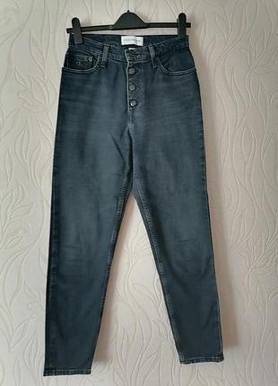 Стреч джинсы calvin klein 44-46 р, высокая посадка, как новые