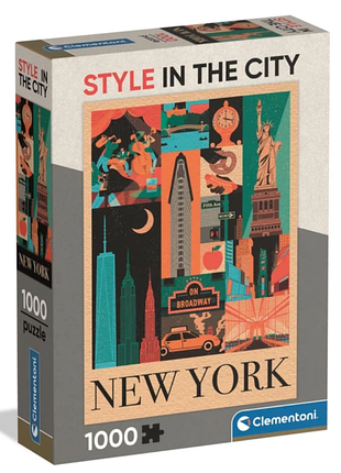 Пазл clementoni нью-йорк 1000 ел