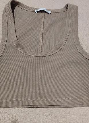 Микро майка топ zara