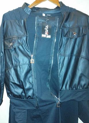 Довга сукня жіноча tetch чорна 2