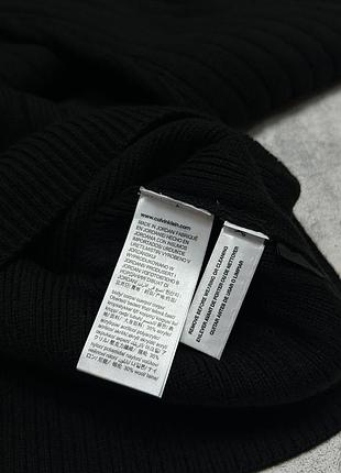 Чоловічий джемпер светр calvin klein regular fit ribbed zip pocket чорний з нагрудною кишенею в рубчик мілітарі тактичний рельєфний новий l оригінал 6