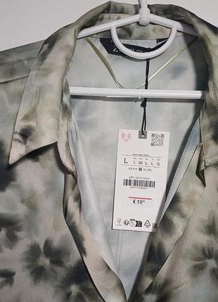 Блуза шовк-атлас, zara, нова 3