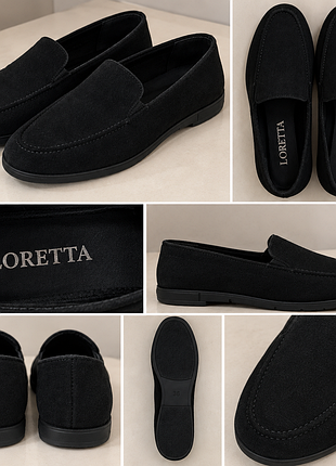 Лофери жіночі loretta чорні, розмір 36