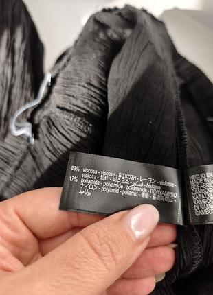 Чорні брюки zara палаццо 6