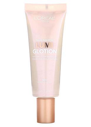Сяюча база-хайлайтер l’oréal lumi glotion 901, 40 мл