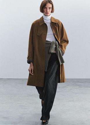 Тренч midi zw collection 7