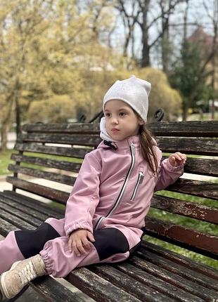 Комбінезон для дівчинки reima softshell рожевий 2