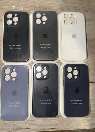 Чохол apple silicone case для iphone 16 pro/17 pro/15 pro max