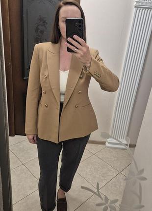 Піджак жіночий zara бежевий, розмір 38