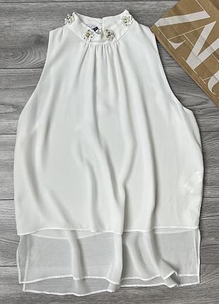 Шифонова блуза zara  нарядна майка
