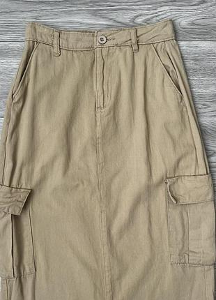 Спідниця міді карго boohoo 2