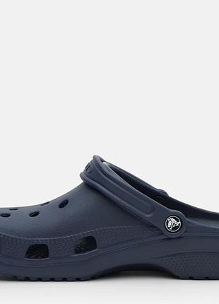 Чоловічі крокси crocs jibbitz classic 10001-410 45-46 (m11) 29 см темно-сині