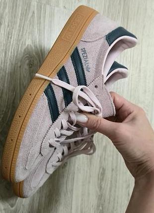 Жіночі кросівки adidas handball spezial рожеві, 39⅓ розмір