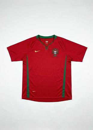 Portugal 2008 2009 home football shirt soccer jersey nike 265759-611 sz m men чоловіча джерсі футболка португалія мудская джерси размер м