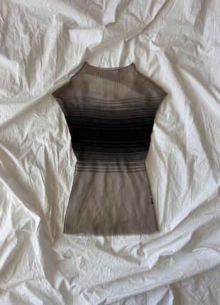 Напівпрозорий топ футболка в сіточку y2k avant garde style