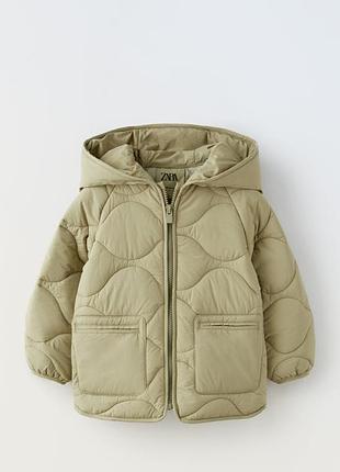 Куртка zara з капюшоном