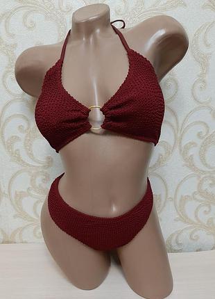 Раздельный купальник жатка shein 3