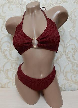 Раздельный купальник жатка shein 4