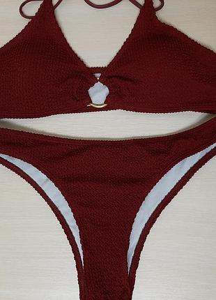 Раздельный купальник жатка shein 9