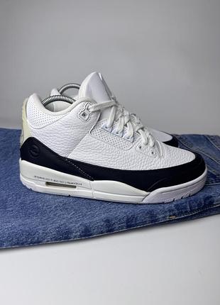 Шкіряні кросівки nike air jordan 3