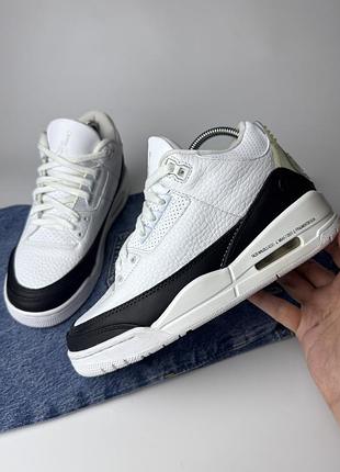 Шкіряні кросівки nike air jordan 3 2