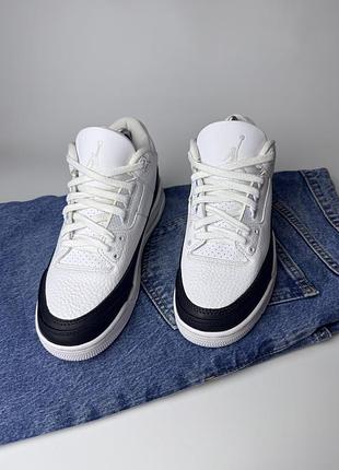 Шкіряні кросівки nike air jordan 3 3